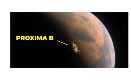 De la lumière la nuit sur Proxima B