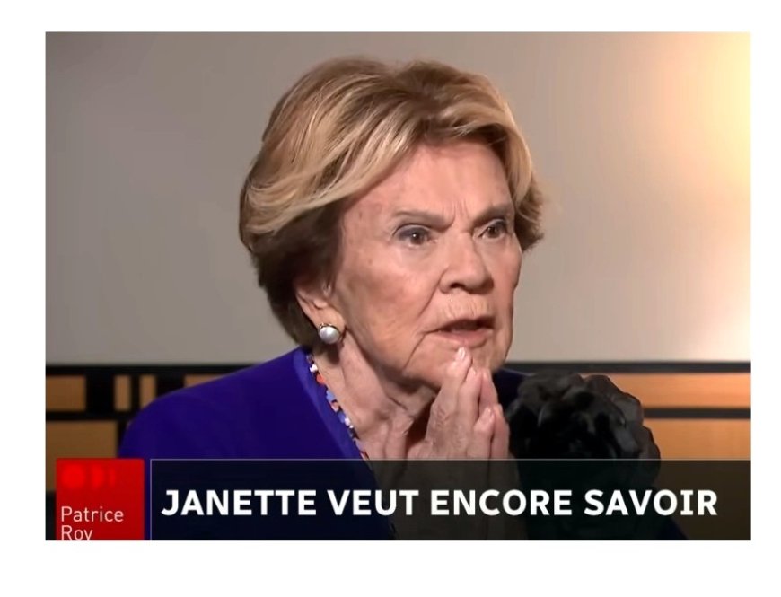 Janette Bertrand veut encore savoir... et apprendre !