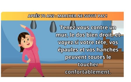Ne pas  trop marcher après 70 ans