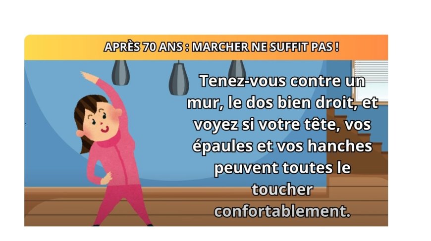 Ne pas  trop marcher après 70 ans