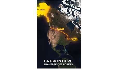 La plus longue frontière non défendue du monde
