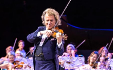 Pierre et Marjorie  Rieu font leurs adieux à André Rieu.