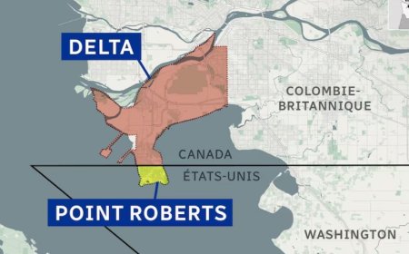 49E PARALLÈLE entre le Canada et les États-Unis. Certaines ségions sont situées entièrement au Canada!