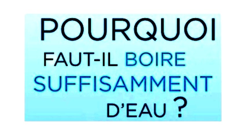 Boire de l'eau