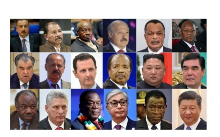 Combien y a-t-il de dictateurs sur la TERRE en 2025?