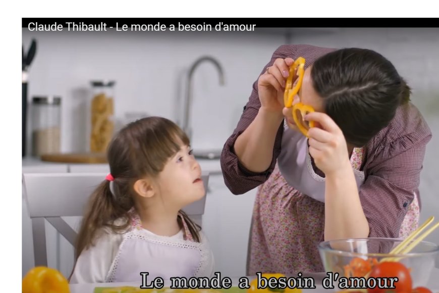 Le monde a besoin d'amour...