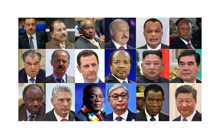 Combien y a-t-il de dictateurs sur la TERRE en 2025?