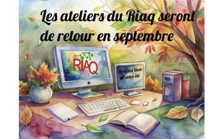 Les ateliers du RIAQ - Octobre 2025