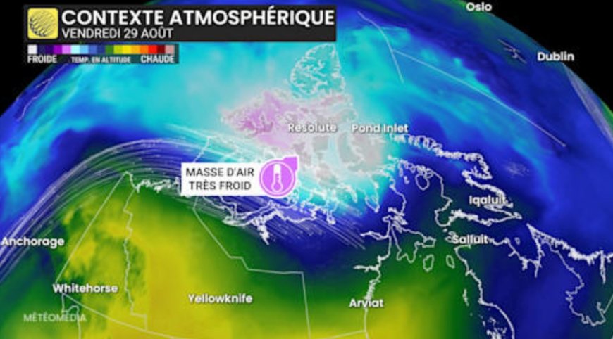L’Arctique canadien passe déjà en mode hiver au 26 août 2025