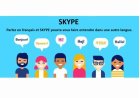 Avec SKYPE, vous parlez en français et on peut vous entendre en français ou dans une autre langue!