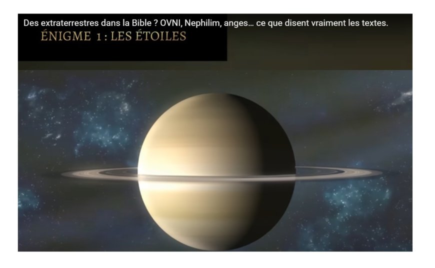 Des extraterrestres ...