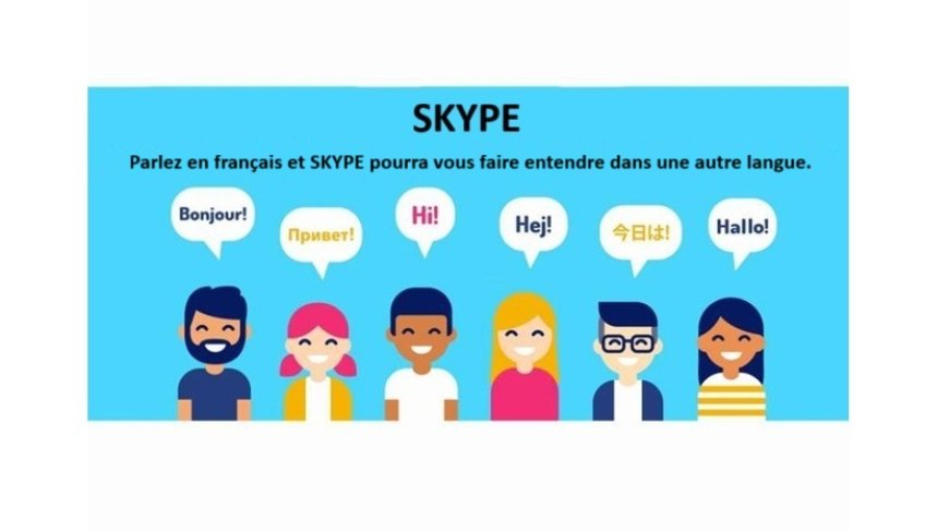 Avec SKYPE, vous parlez en français et on peut vous entendre en français ou dans une autre langue!
