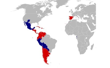 Les 21 pays où on parle surtout en espagnol.