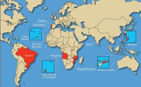 9 pays où on parle surtout le portugais.