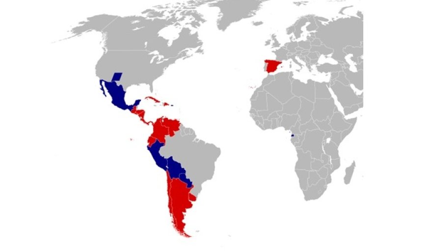 Les 21 pays où on parle surtout en espagnol.