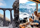Voyage en train - Glacier Express en Suisse