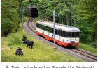 Train touristique du Locle en Suisse