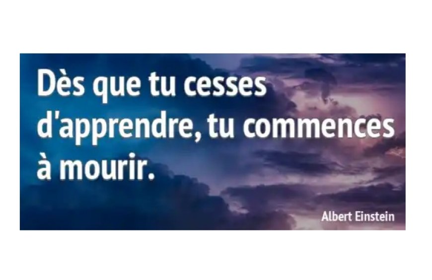 Apprendre ou mourir ???
