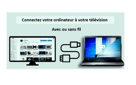 Connectez votre PC ou APPLE à votre télévision.