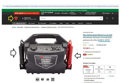 Bloc d’alimentation/démarreur portatif aussi valable pour la maison 110 Volts