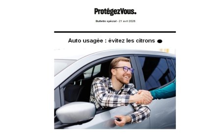 Projet d'achat d'une automobile usagée ?