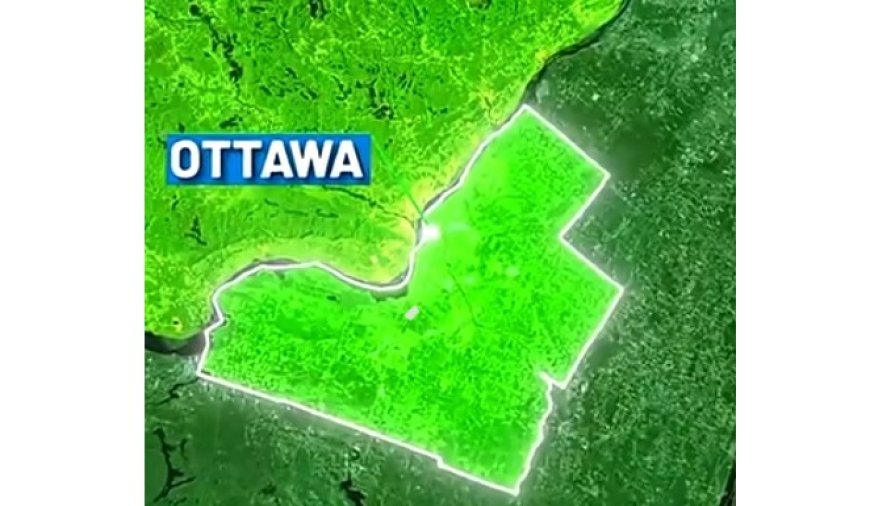 Pourquoi la capitale du Canada est-elle si proche des USA  et du Québec?