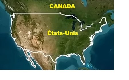 La frontière USA-Canada