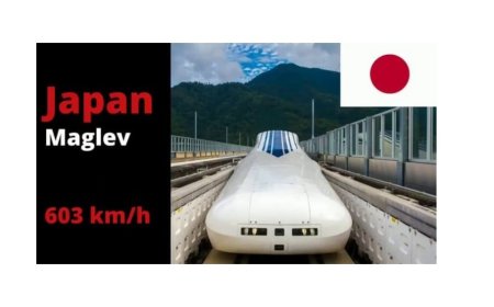 Le train le plus rapide du Monde roule à 603 km/h au Japon