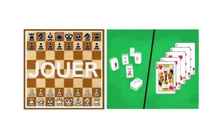 Échecs, Mahjong, Solitaire en ligne