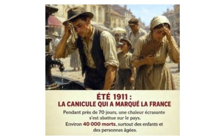 La canicule en France - Été 1911