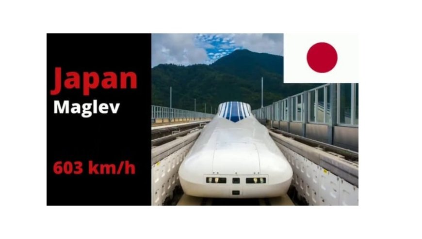 Le train le plus rapide du Monde roule à 603 km/h au Japon