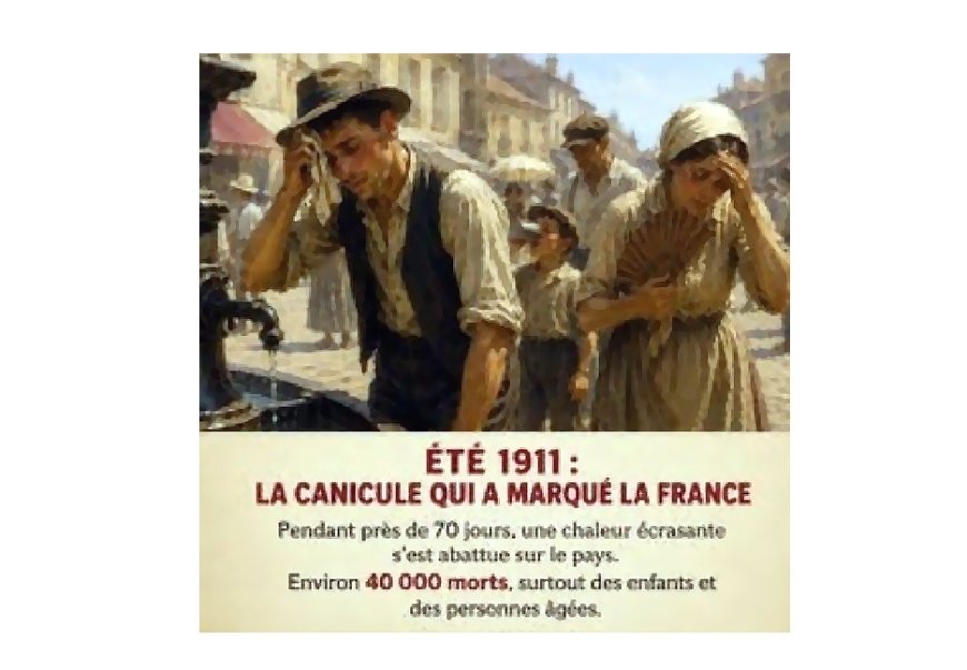 La canicule en France - Été 1911