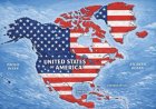 Donald Trump publie une carte des Etats-Unis englobant notamment plusieurs territoires français des Caraïbes