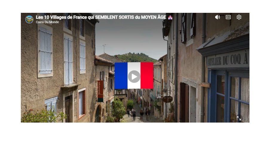 10 villages français qui semblent tout droit sortis du Moyen Âge
